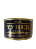 Тунец натуральный, филе, 185 гр, ж/б, ключ